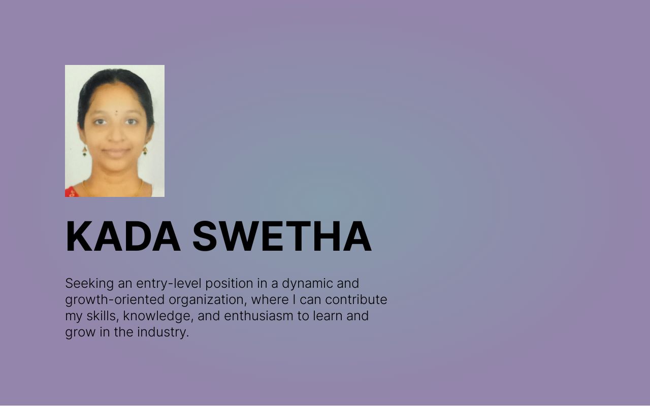 KadaSwetha Kadaswetha